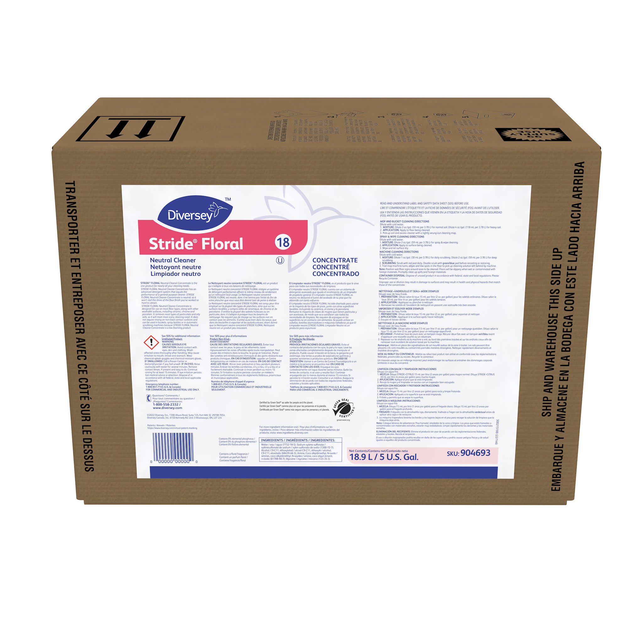 Stride® Floral Neutral Cleaner