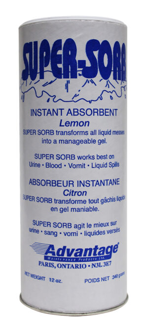 SUPER-SORB INSTANT ABSORBENT, 12 OZ