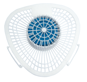 URINAL SCREEN W/ NON PARA BLOCK GREEN APPLE