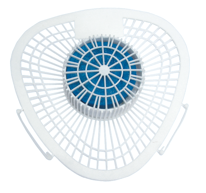 URINAL SCREEN W/ NON PARA BLOCK GREEN APPLE