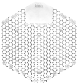 WAVE 3D MEDICAL GRADE FRAGRANCE FREE URINAL SCREEN