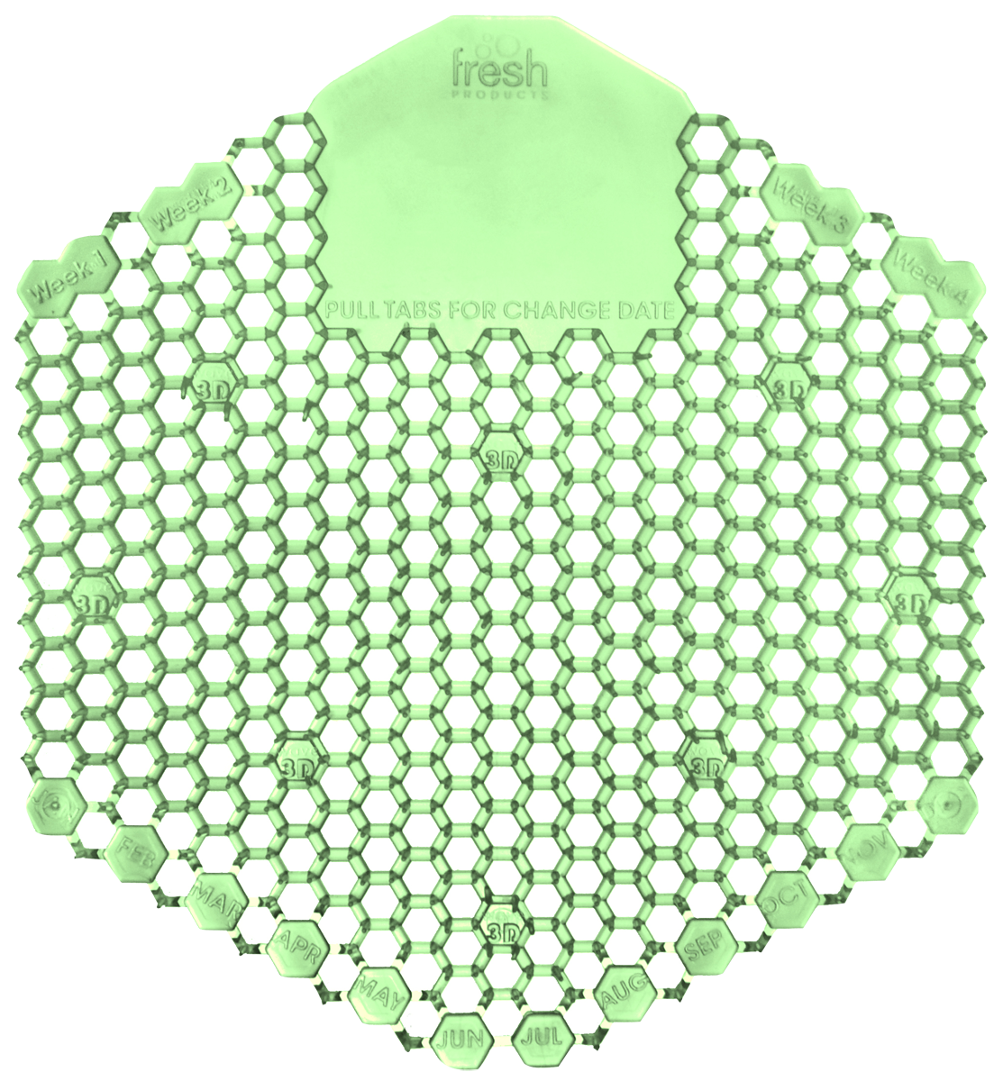 WAVE 3D HERBAL MINT URINAL SCREEN