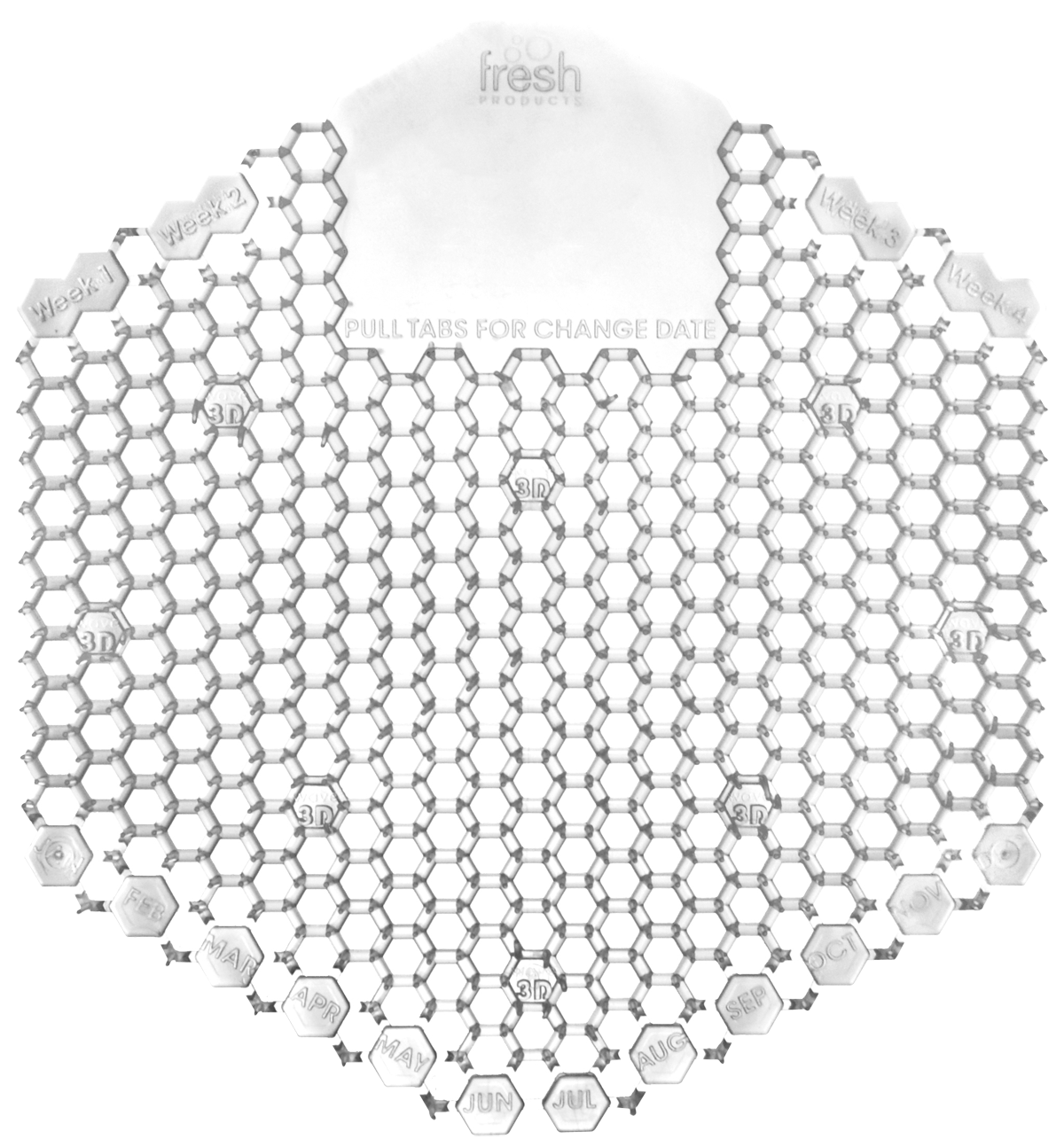 WAVE 3D HONEYSUCKLE URINAL SCREEN