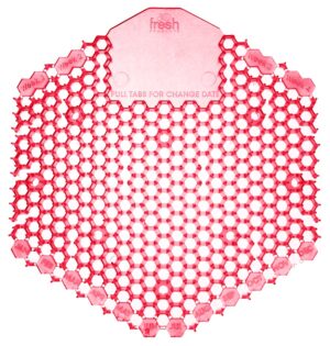 WAVE 3D KIWI GRAPEFRUIT URINAL SCREEN