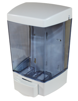 WHITE CLEARVU SOAP DISPENSER 46 OZ