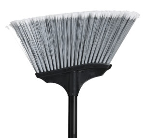12" Vortex Stiff Sweep Angle Broom w 48" HD Metal Handle