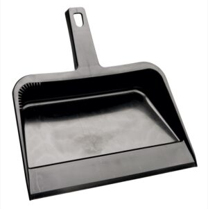 Plastic Dust Pan-Black 12"