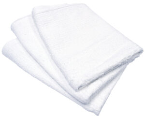 21 OZ WHITE TERRY TOWEL ALL PURPOSE 15"  X 18"